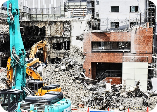 解体工事の画像